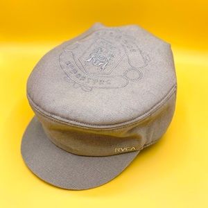 RVCA Gray Fisherman Fiddler Cap Unisex L/XL